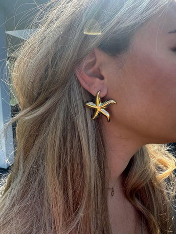 Earring starfish big