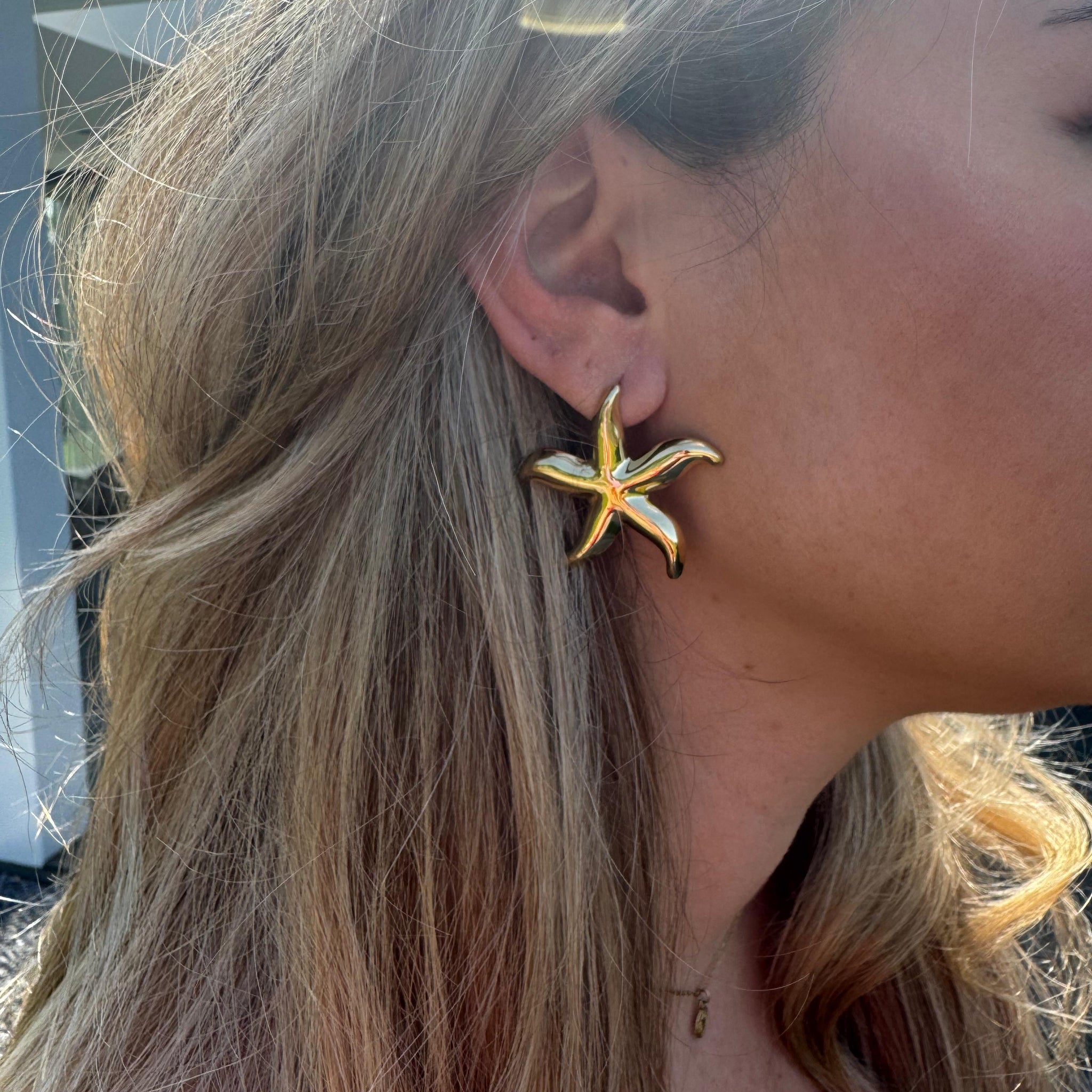 Earring starfish big